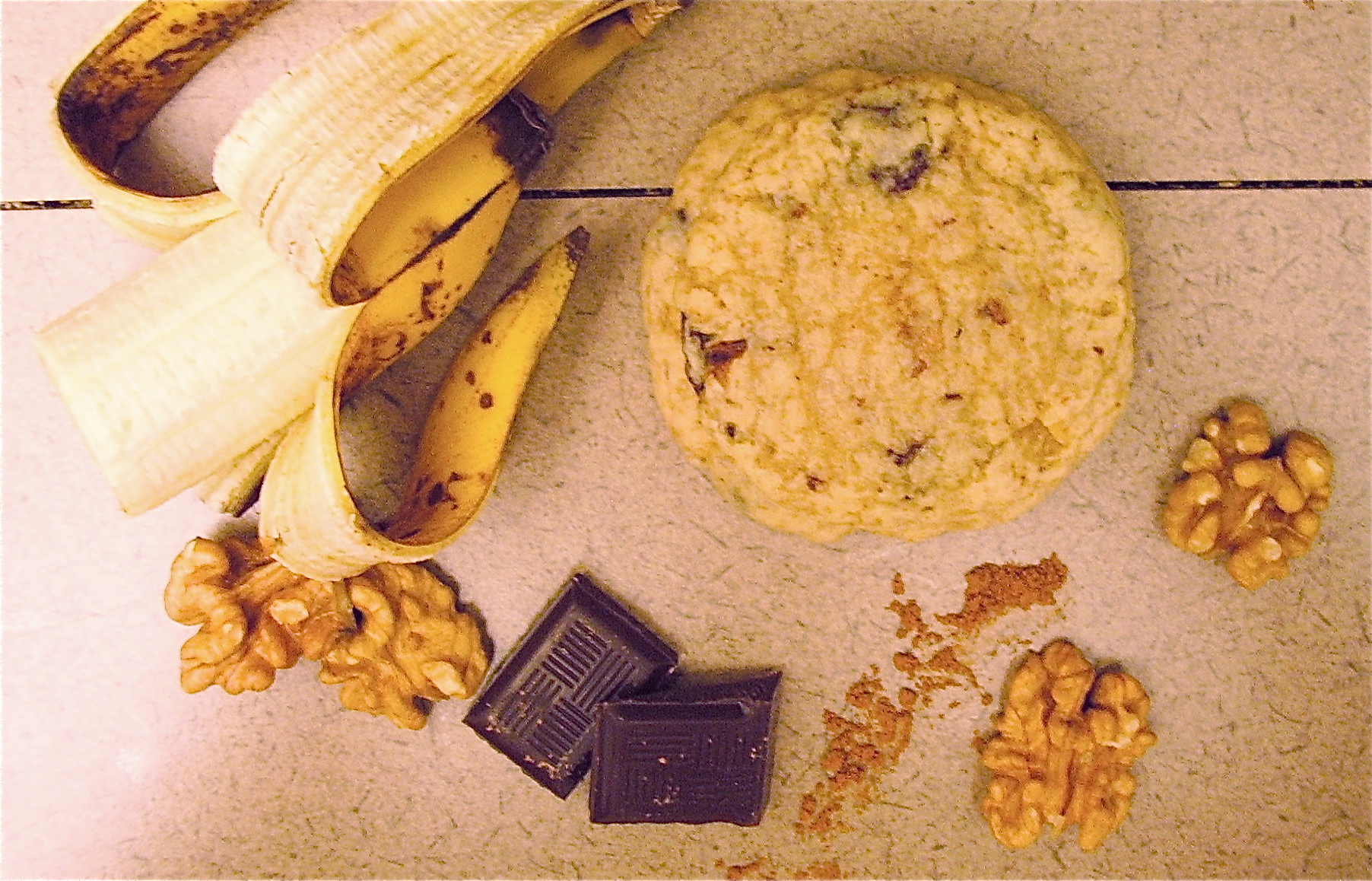 Cookies banane-noix