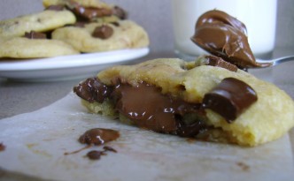 cookie fourré au nutella