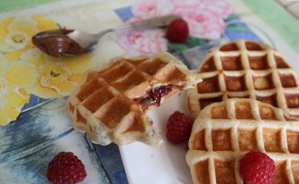 Gaufre briochée fourrée façon Waffine
