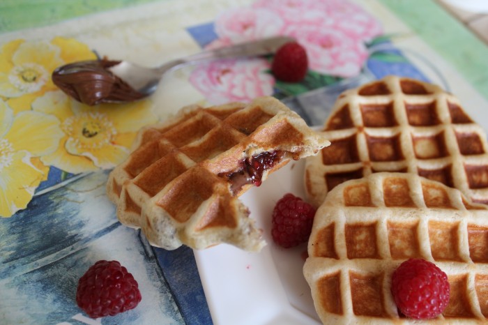 Gaufre briochée fourrée façon Waffine Gaufre briochée fourrée façon Waffine