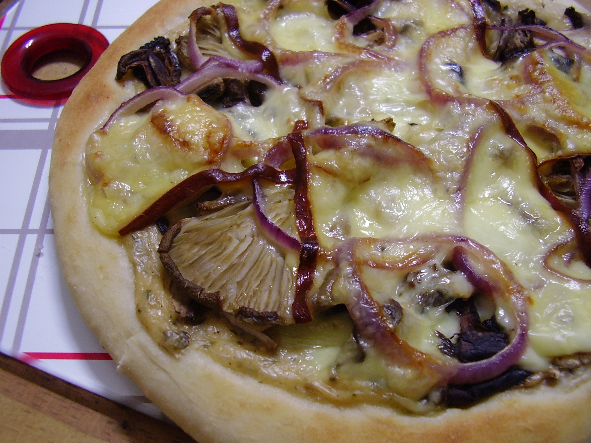 Pizza blanche aux champignons [kit Francine]