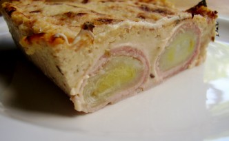 poireau au jambon