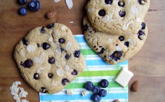 cookie amande-myrtille
