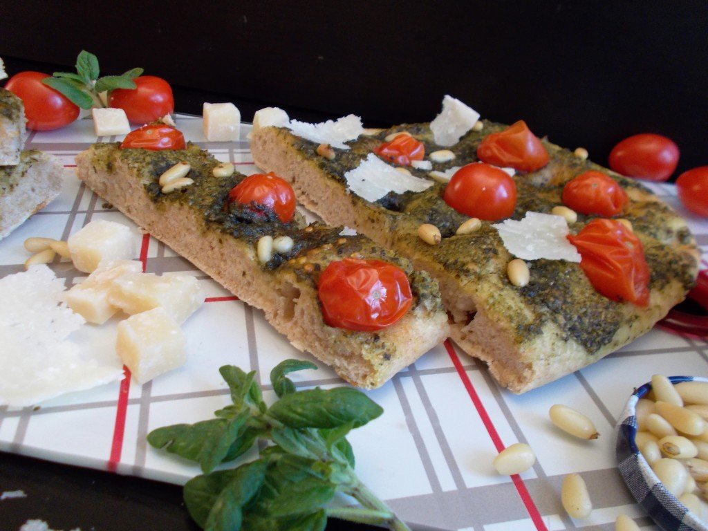 Focaccia tomate & pesto Toque de Choc