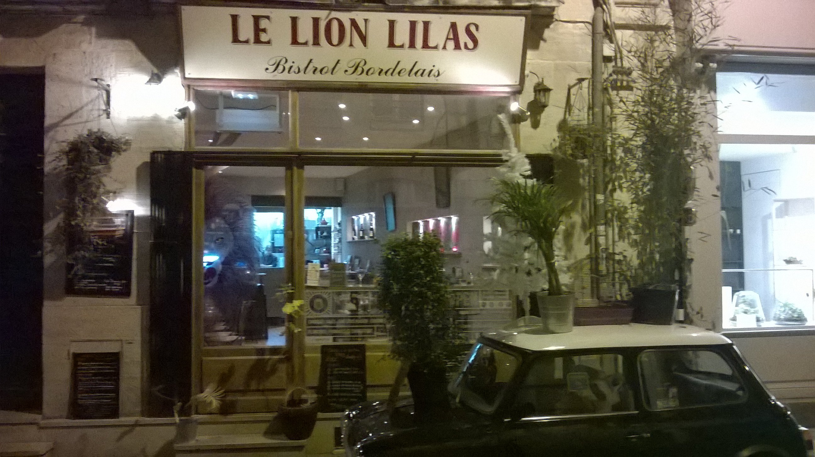 Le lion lilas : un bistrot français
