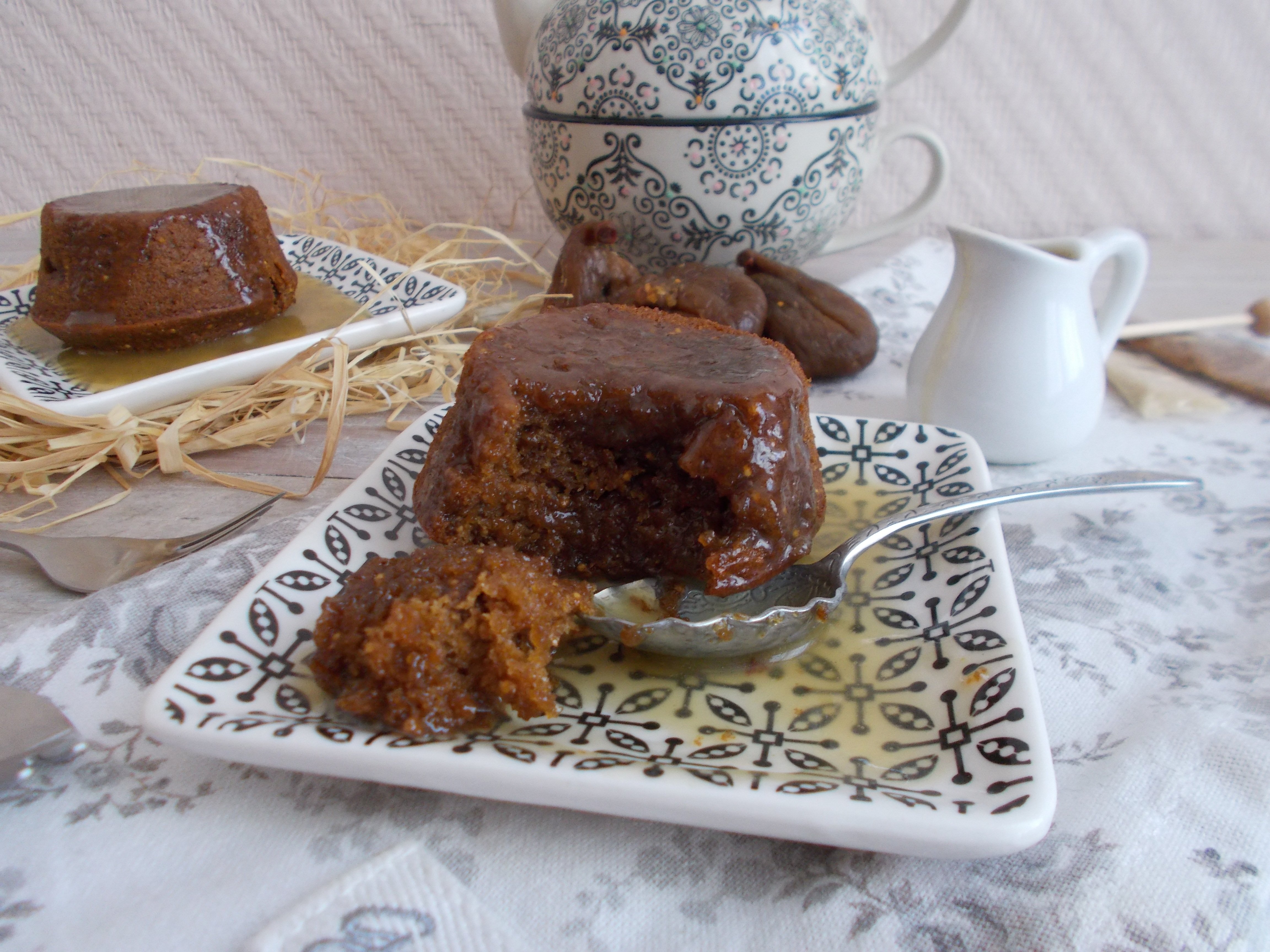 Fig sticky toffee pudding