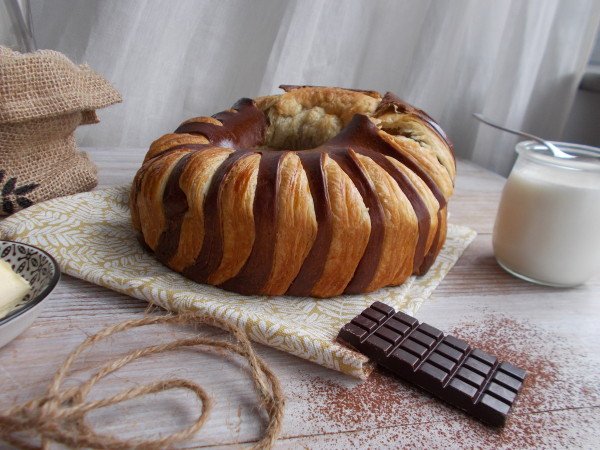 Brioche feuilletée bicolore Brioche feuilletée bicolore
