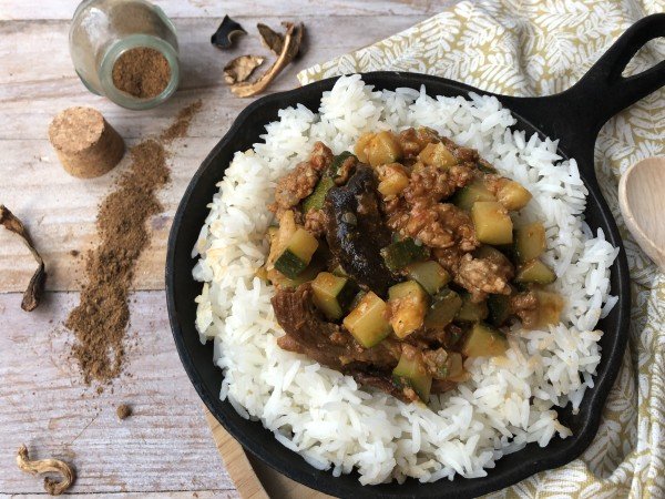 Mijoté de courgettes au boeuf et chorizo Mijoté de courgettes au boeuf et chorizo