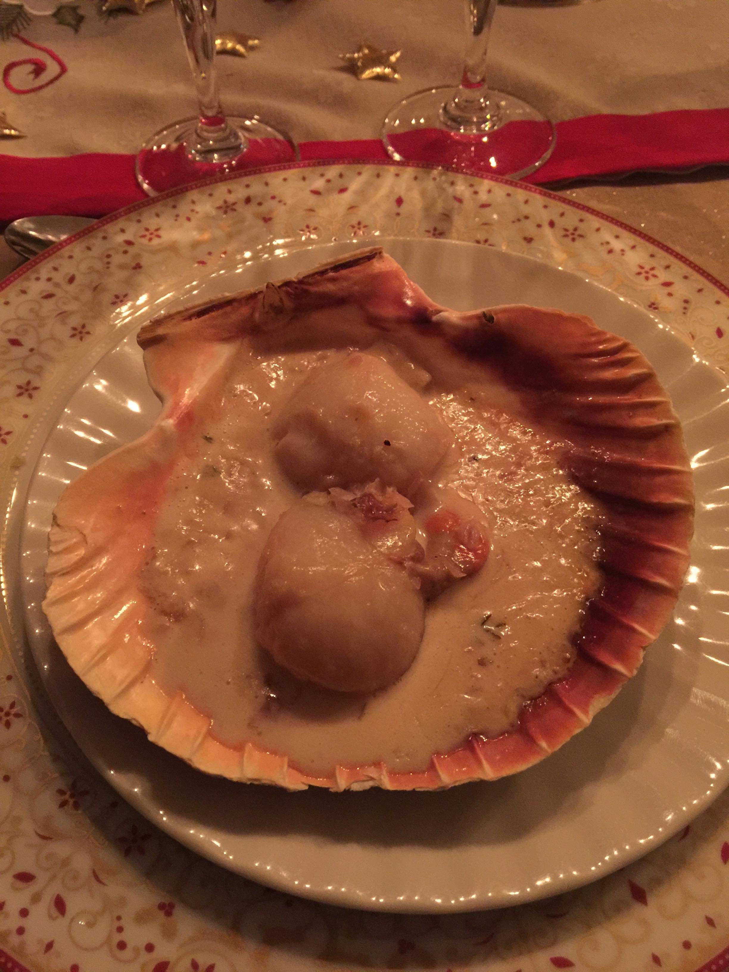Coquille Saint Jacques au Champagne [Noël 2017] Toque de Choc