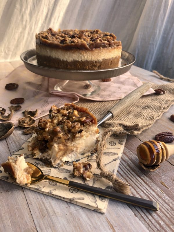 Cheesecake façon tarte pécan Cheesecake façon tarte pécan