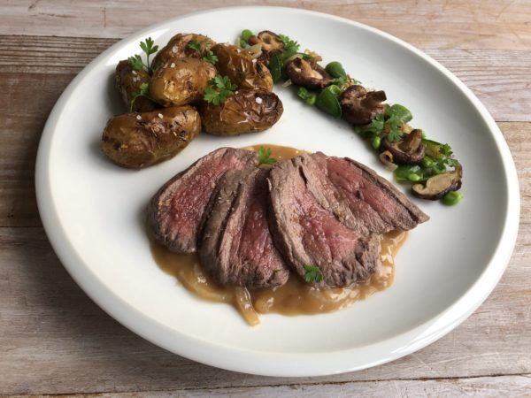 Steak de bison sauce à l'érable Steak de bison sauce à l'érable
