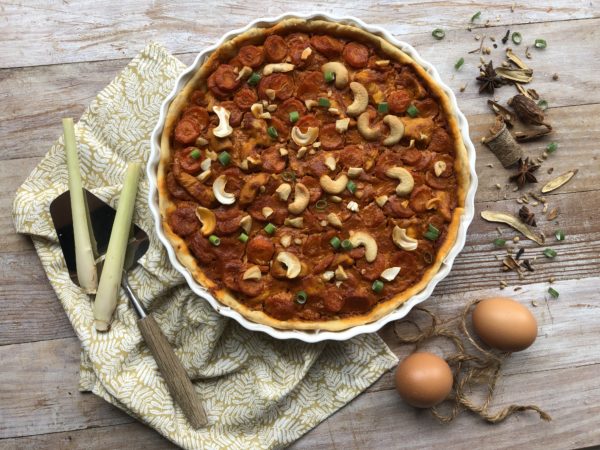 Tarte poulet coco gingembre façon Tartes Françoise Tarte poulet coco gingembre façon Tartes Françoise