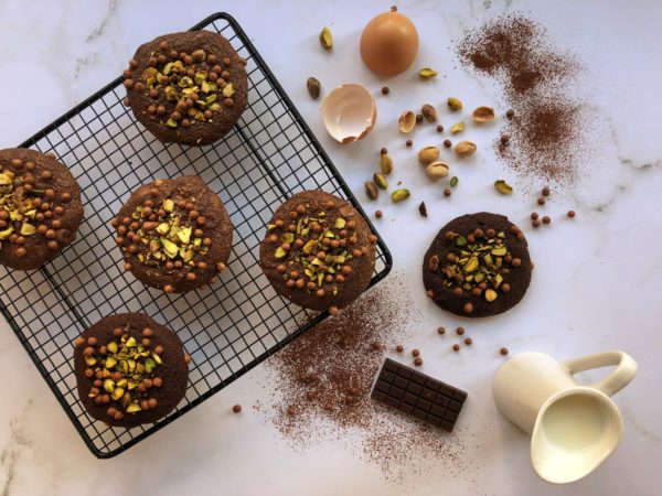 Cookie tout chocolat & pistache Cookie tout chocolat & pistache