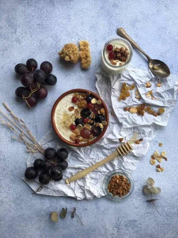 Porridge miel, raisin et malt Porridge miel, raisin et malt
