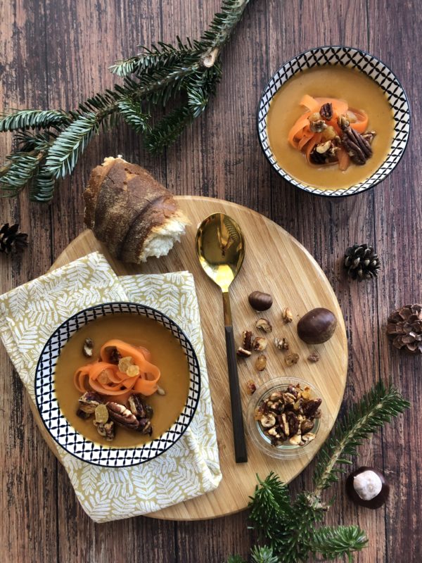 Soupe carotte & châtaigne Soupe carotte & châtaigne