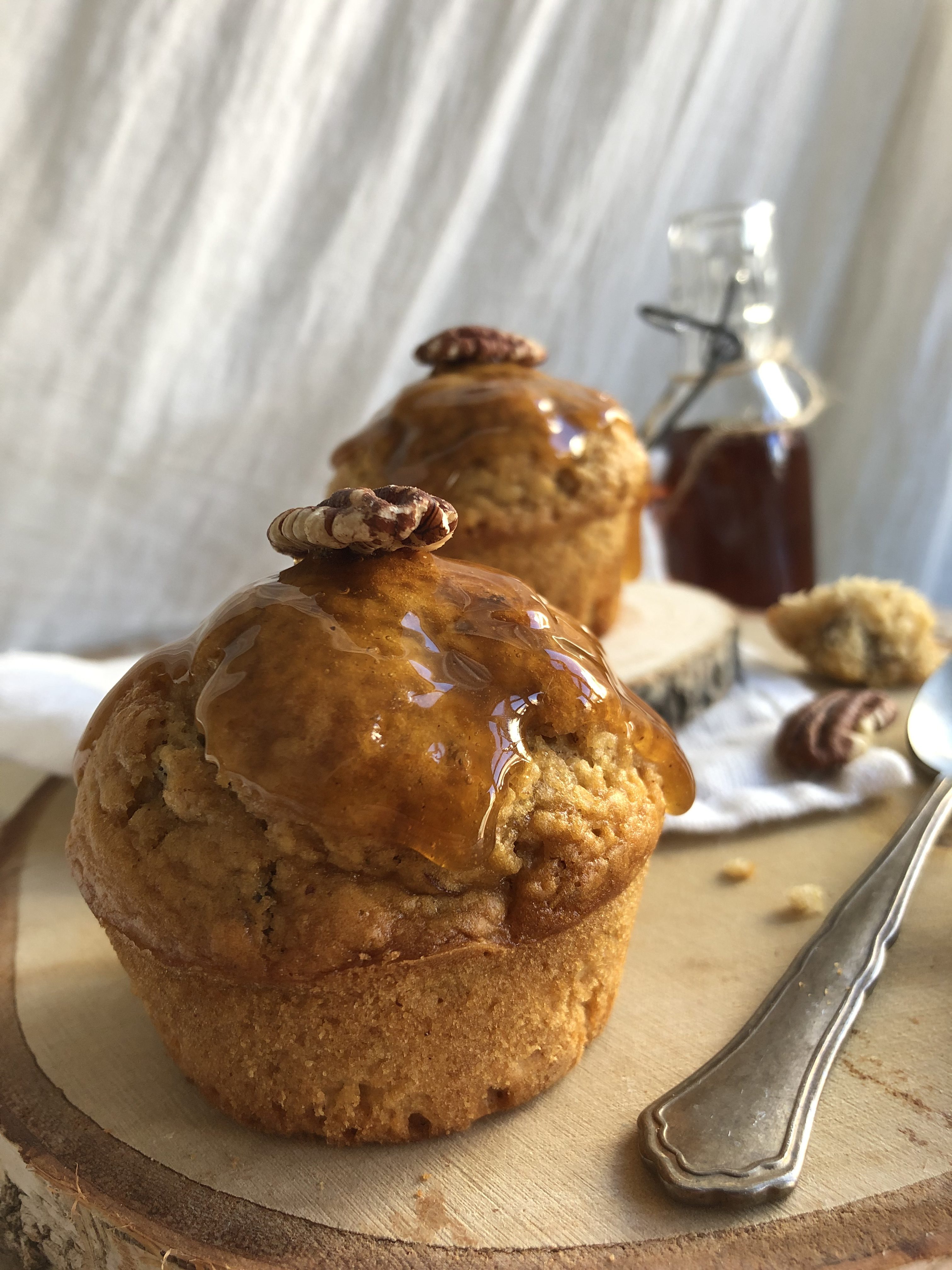 Muffin au sirop d’érable et noix de pécan [secret de cuisson]