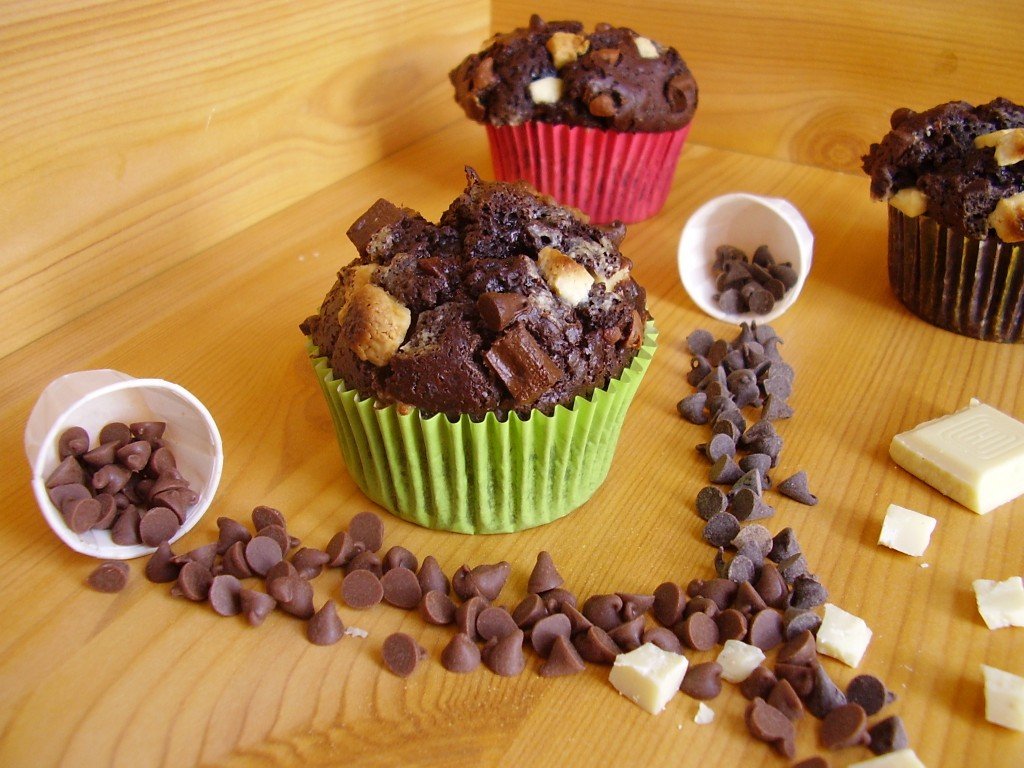 Muffin 3 chocolats - Toque de Choc