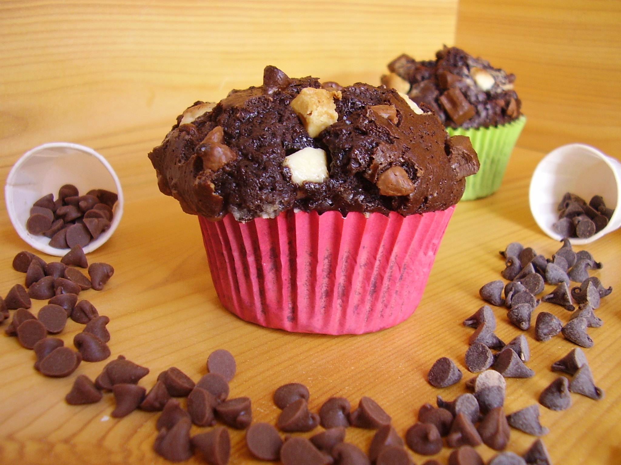 Muffin 3 chocolats - Toque de Choc