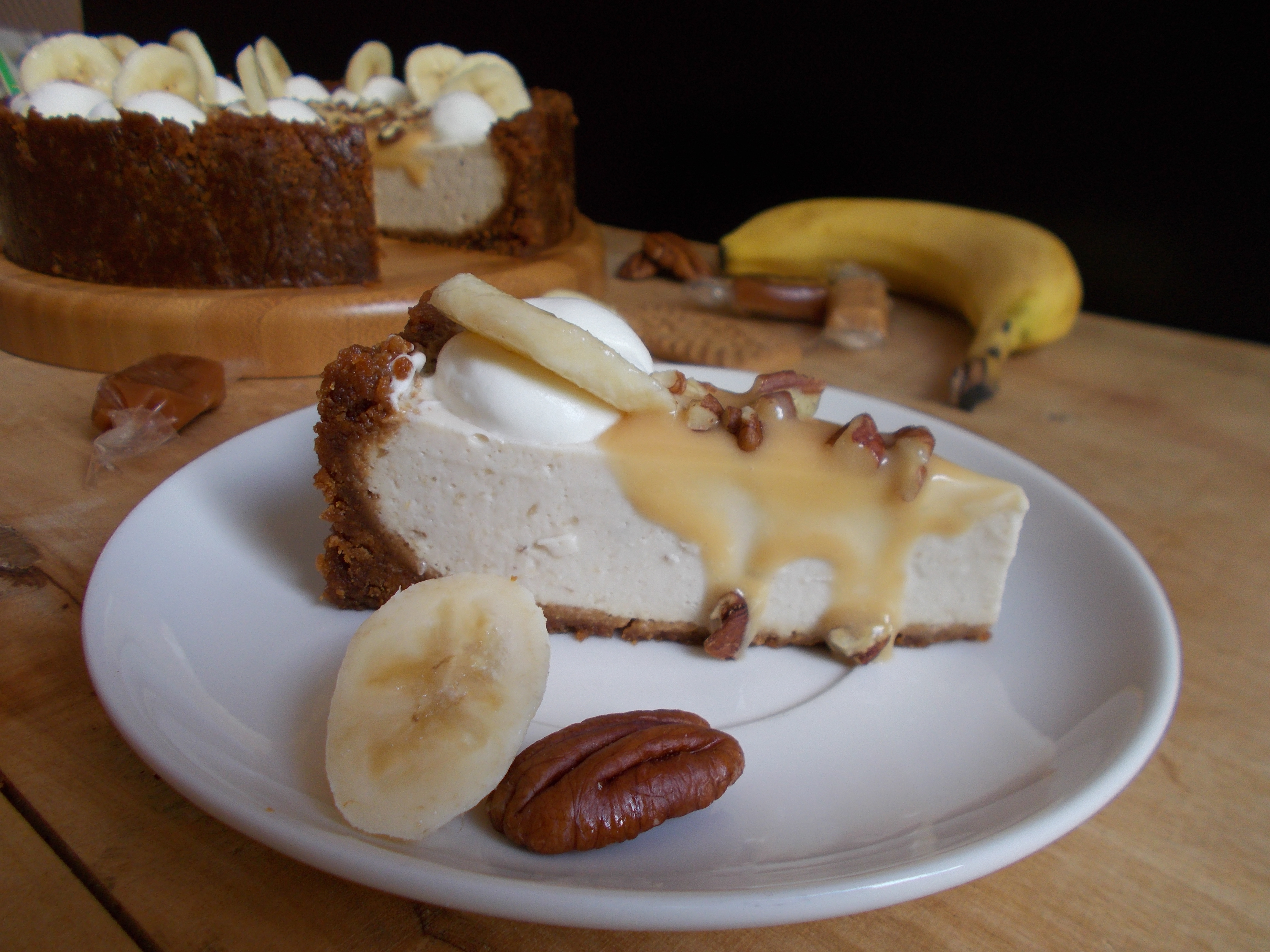 Cheesecake à la banane [sans cuisson]