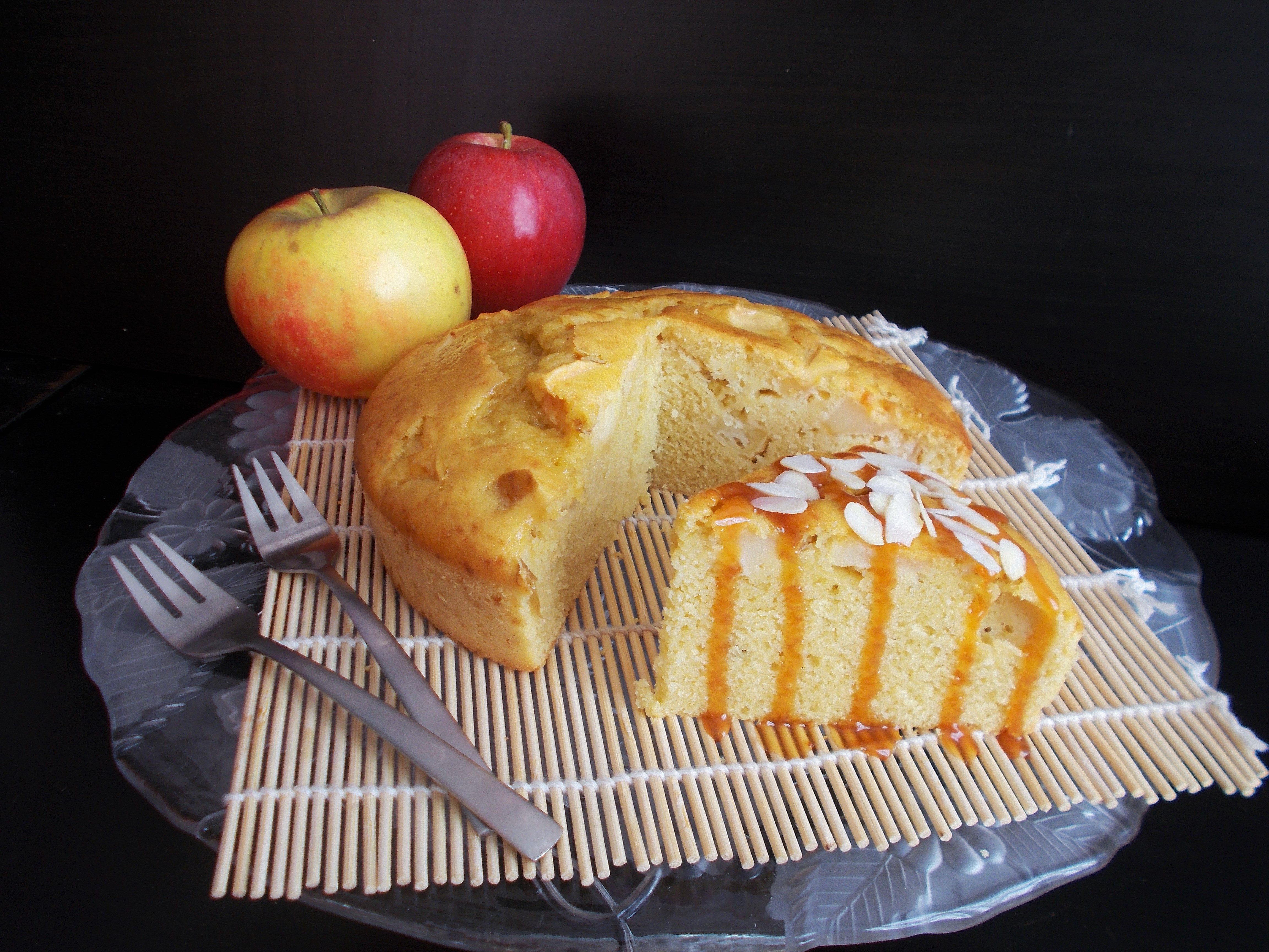 Gâteau aux pommes au calva (souvenir d’enfance)