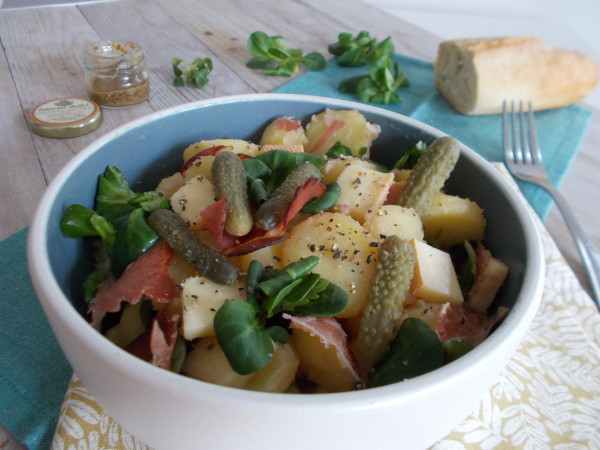 Salade de pomme de terre à la raclette Salade de pomme de terre à la raclette
